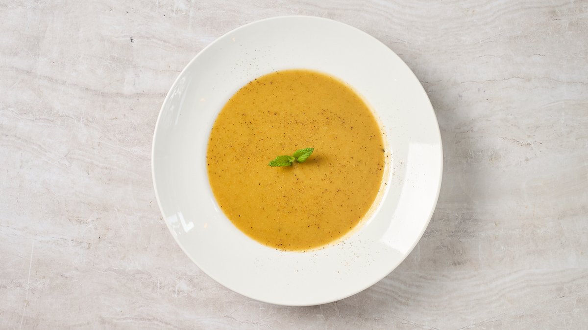 Fish soup velouté at Cookaki Athens