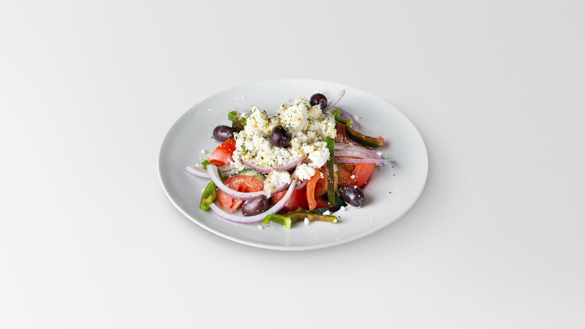 Greek salad — illustrative